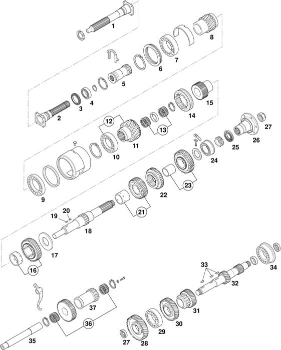 Iveco-30 — Gearbox 2875 - Vehicle Type: 691 T/TS
