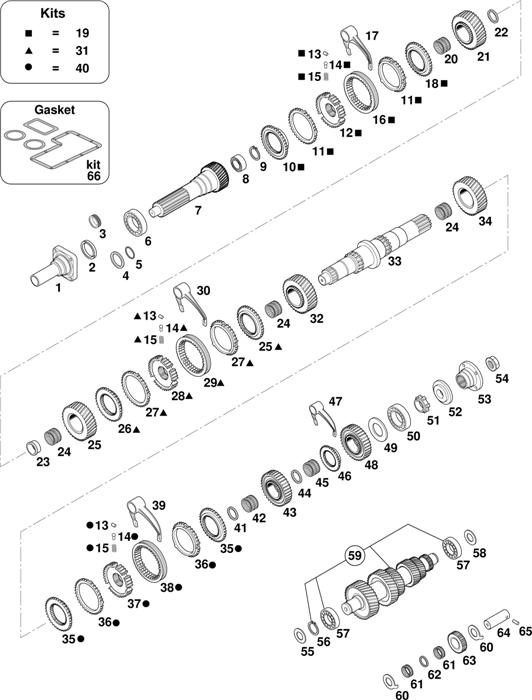 Iveco-30 — Gearbox 2845.6 - Vehicle Type EUROCARGO: 60E10 / 60E12 / 60E14 / 65E10 / 65E12 / 65E12H / 65E14 / 75E12 / 75E14 / 75E15 / 80E15 / 85E15H / 95E15 / 100.9E15 / 100E15 / 120E15 / 120E15H / 120