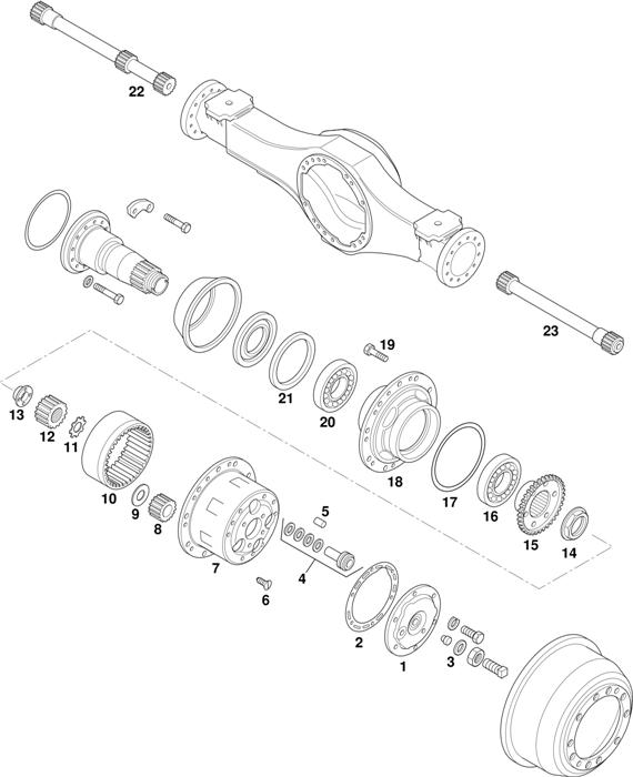 Iveco-30 — Wheel Hubs - Vehicle Type EUROCARGO: 150E15 / 150E18 / 150E21 / 150E23H