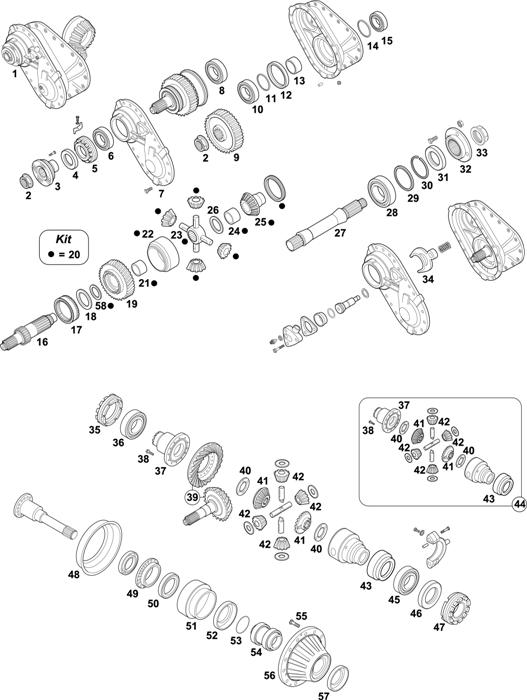 MAN-56 — Intermediate Axle - 2nd Generation - Axle with Ring Gear � 300 mm: HPD-1382