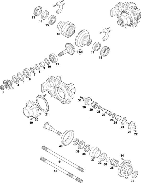 MAN-56 — Rear Axle - 2nd Generation - Axle with Ring Gear � 300 mm: HP-1352
