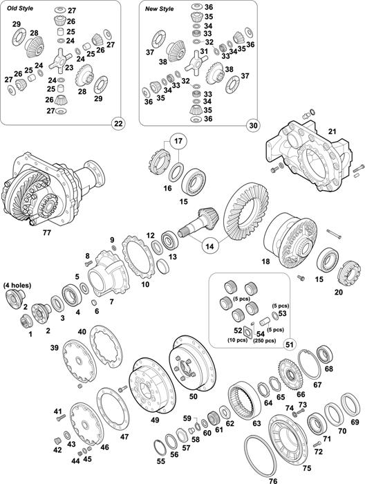 Mercedes-Benz-60 — FRONT AXLE: AL 7/1 D-7 / AL 7/5 D-7 / AL 7/8 D-8
