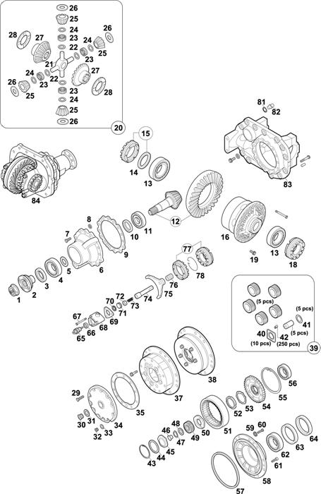 Mercedes-Benz-60 — FRONT AXLE: AL 7/1 D-7 / AL 7/1 DS-7