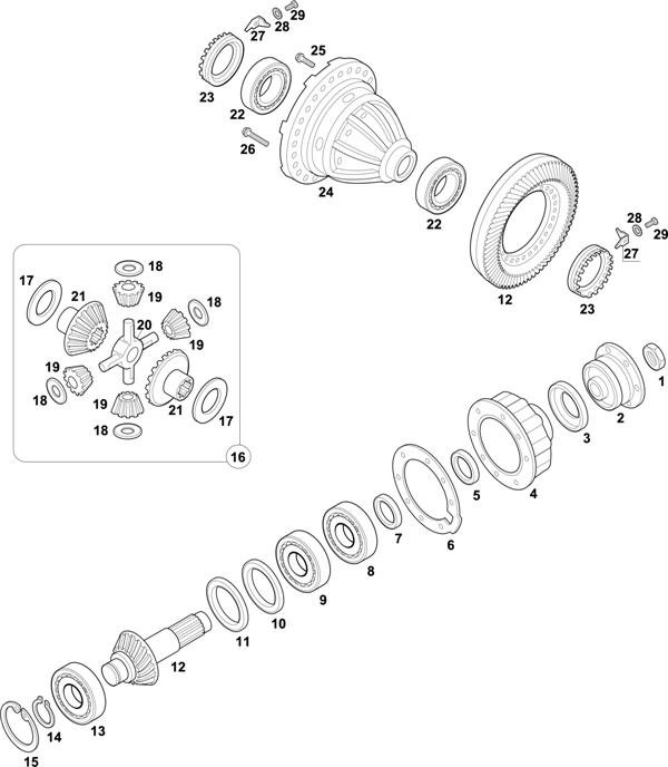 Mercedes-Benz-60 — FRONT AXLE: AL 3/8 DS-4,7 / AL 3/8 D-4,7 / AL 3/7 D-4,3 / AL 3/2-5 / AL 3/5-5,5 / AL 3/5-3,5