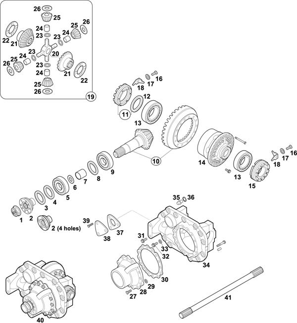 Mercedes-Benz-60 — REAR AXLE: HL 7/021 D-10 / HL 7/013 D-16 / HL 7/015 D-13 / HL 7/07 D-11,5