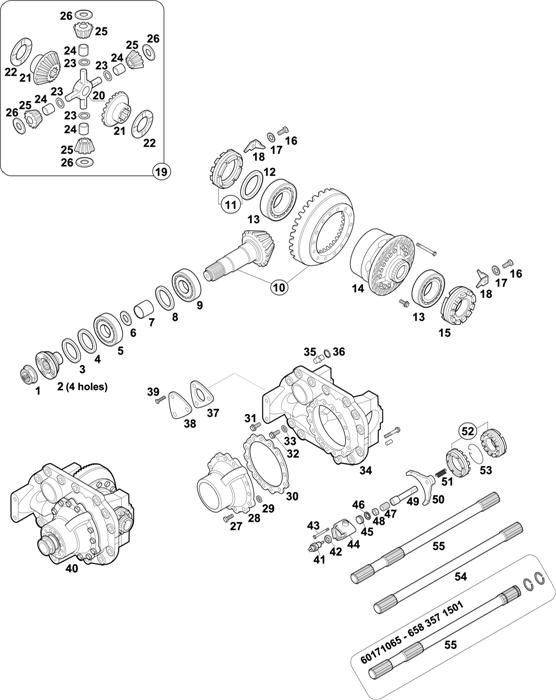 Mercedes-Benz-60 — REAR AXLE: HL 7/07 D-11,5 / HL 7/015 D-13