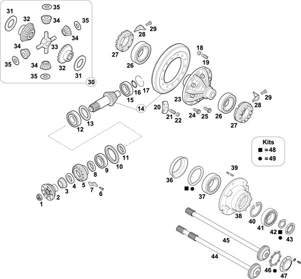 Mercedes-Benz-60 — REAR AXLE: HL 4/29 D-9,2 / HL 4/32 D-10,6 / HL 4/31 DS-7,0