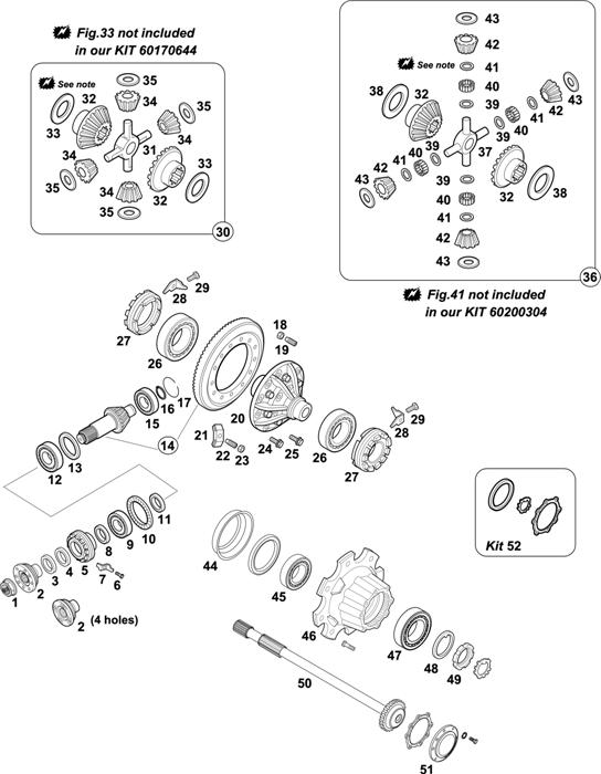 Mercedes-Benz-60 — REAR AXLE: HL 4/01 DL-10 / HH 4/04 D-12 / HL 4/01 D-10 / HL 4/06 D-12 / HL 4/06 DL-12 / HL 4/01-10