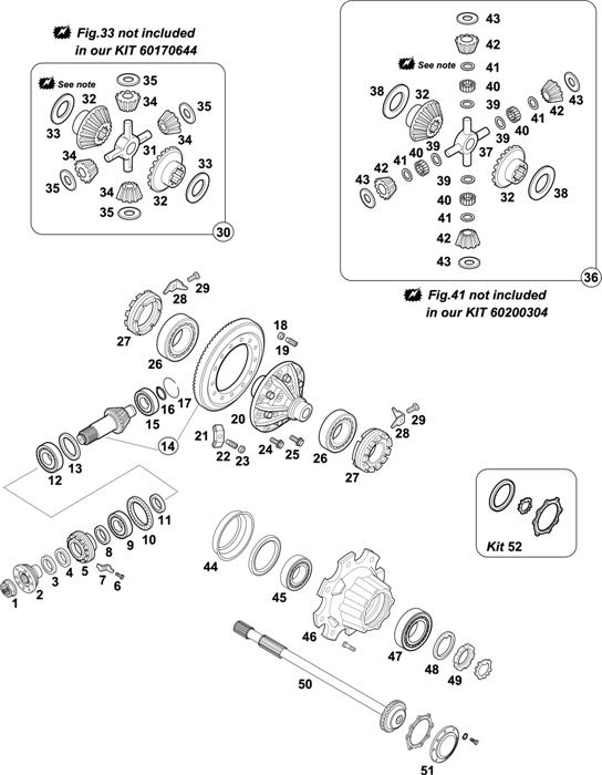 Mercedes-Benz-60 — REAR AXLE: HL 4/01 D-10 / HL 4/01 DL-10 / HL 4/06 D-12 / HL 4/06 DL-12