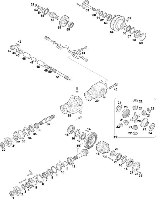 Mercedes-Benz-60 — REAR AXLE: HD 6/3 DG-10 / HD 6/3 D-10