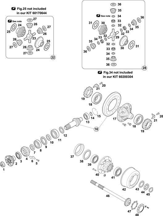 Mercedes-Benz-60 — REAR AXLE: HL 4/01 D-10 BRAZIL