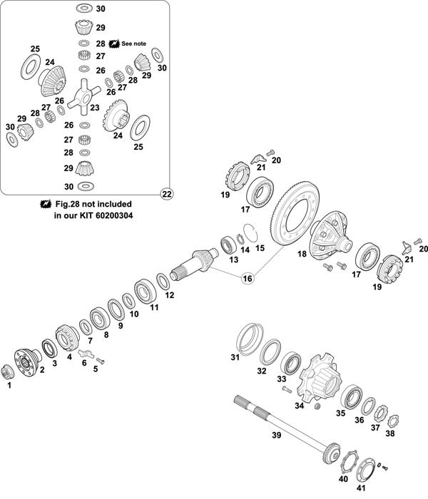 Mercedes-Benz-60 — REAR AXLE: HH 4/07 DL-10 BRAZIL