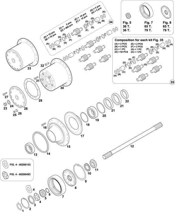 Mercedes-Benz-60 — REAR AXLES HUBS: HO 7/02 DLM-10