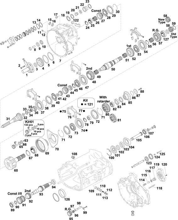 Mercedes-Benz-60 — Gearbox-New Generation: G211-12 KL