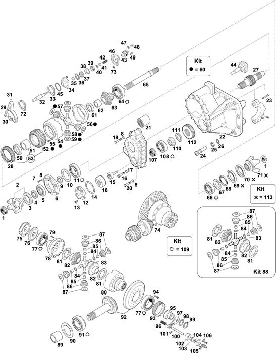 Scania-74 — INTERMEDIATE AXLE: RBP 730