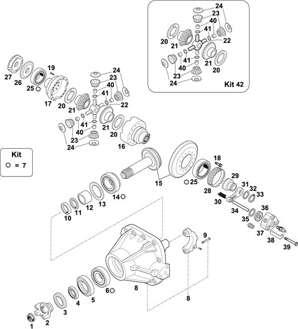Scania-74 — REAR AXLE: RP 730