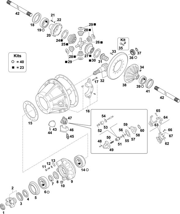 Scania-74 — REAR AXLE: R 782