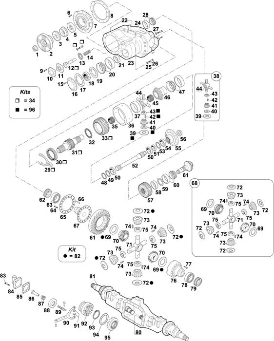 Volvo-88 — Intermediate Axle: RT2610HV / RTH2610B / RT3210HV