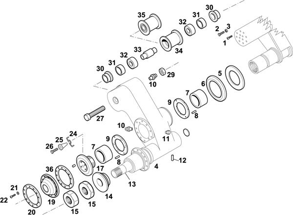 Volvo-88 — Miscellaneous Parts - Trailing Axle Components: 6x2 - 8x2