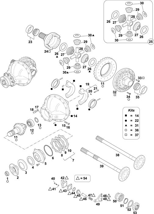 Volvo-88 — Rear Axle: RTS2370A / RTS2370B