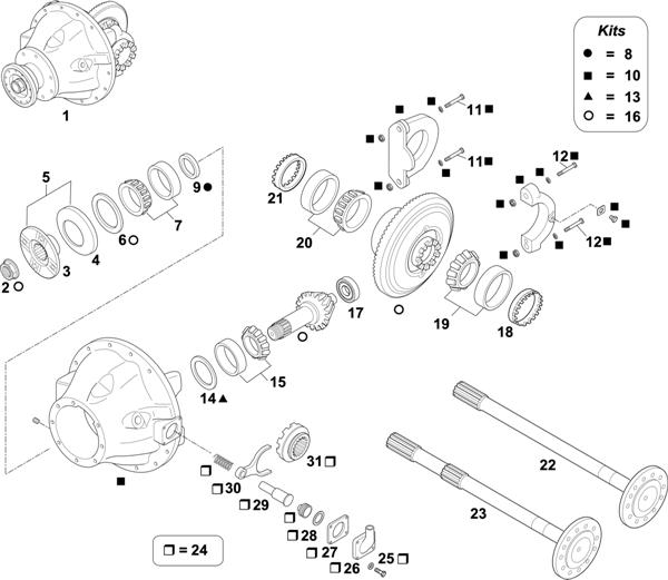 Volvo-88 — Rear Axle: RSS1344C