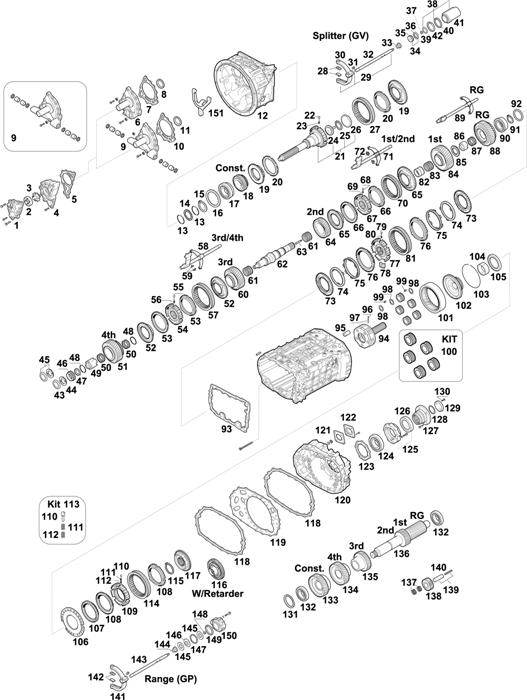 ZF-95 — 1341 - 16S 1620 TD / 16S 1625 TD / 16S 162 TD IT / 16S 1621 TD IT