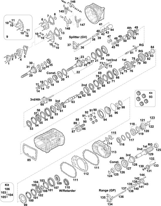 ZF-95 — 1343 - 16S 2220 TD / 16S 222 TD IT / 16S 2222 TD / 16S 2223 TD / 16S 2225 TD / 16S 2221 TD IT
