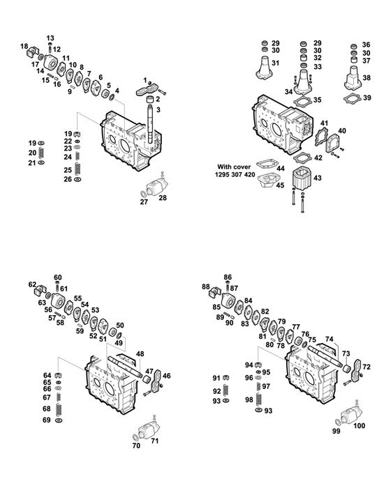 ZF-95 — 1295 - 16S130 - SELECTOR MECHANISM