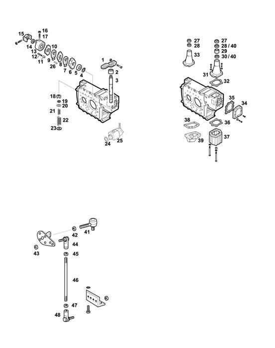 ZF-95 — 1312 - 16S220A - SELECTOR MECHANISM