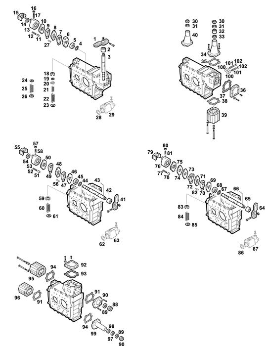 ZF-95 — 1313 - 16S150 - SELECTOR MECHANISM