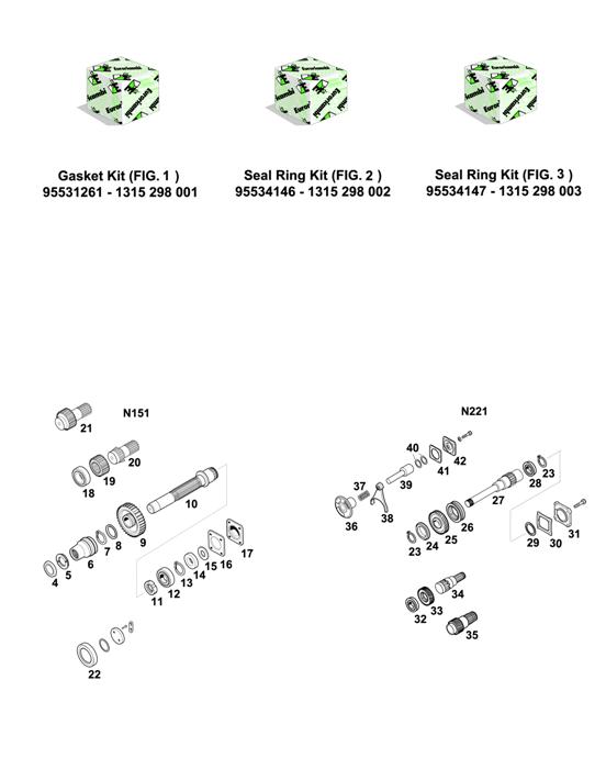 ZF-95 — 1316 - 16S181 - KITS - P.T.O. (POWER TAKE OFF)