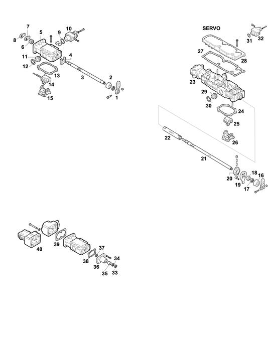 ZF-95 — 1316 - 16S251 - SELECTOR MECHANISM