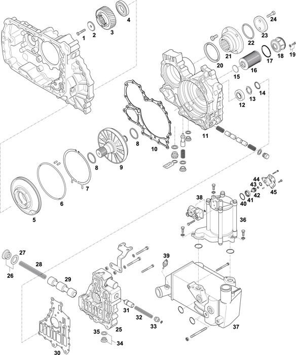 ZF-95 — 1341 - 16S 1621 TD IT / HOUSING / CONTROL UNIT / PUMP / HEAT EXCHANGER