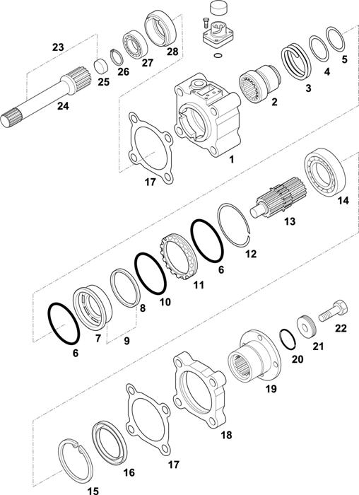 ZF-95 — 1345 - 16S 2725 TO / P.T.O. (POWER TAKE OFF) - NH 1B